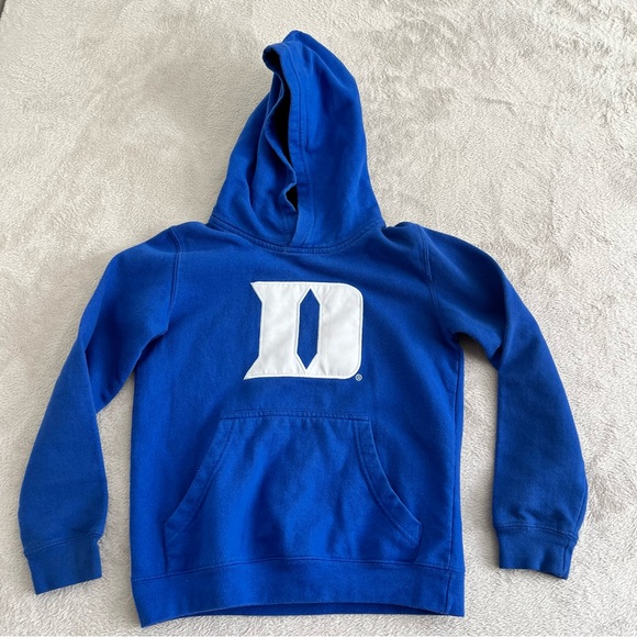 Duke University Gen 2 Pullover Hoodie Kids Boys Unisex Small Casual Royal Blue‎ - Picture 1 of 9